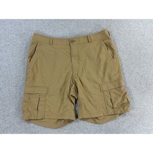 REI Nylon Blend Cargo Hiking Travel Shorts (Men's 38)‎ Tan - 9"
